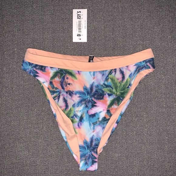 BOTTOM - Dippin daisy bikini palm high waist NWT - Picture 7 of 7